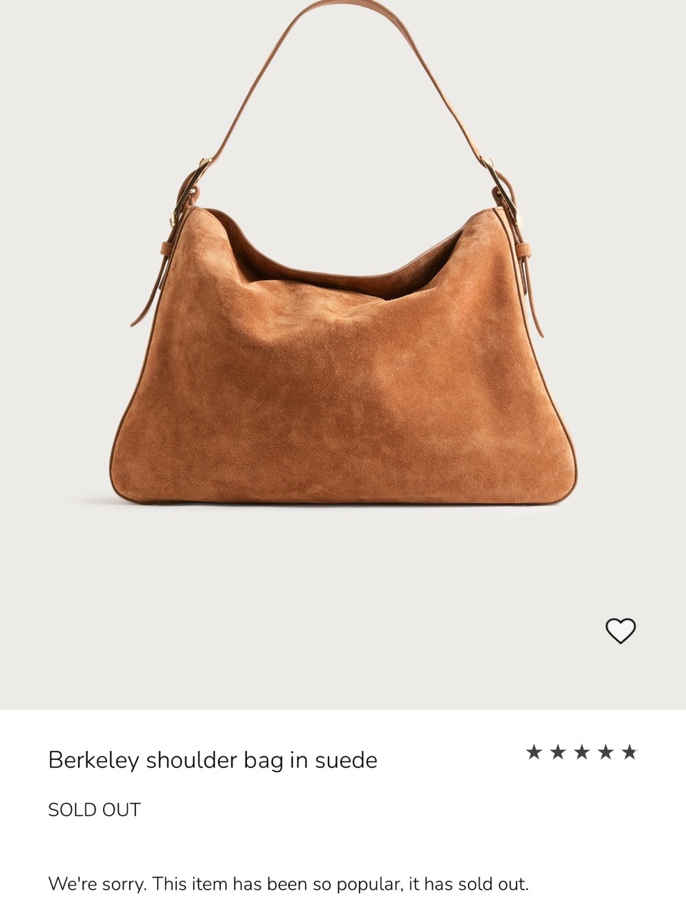 J. Crew Large Berkeley Suede Shoulder Bag in Blonde Espresso